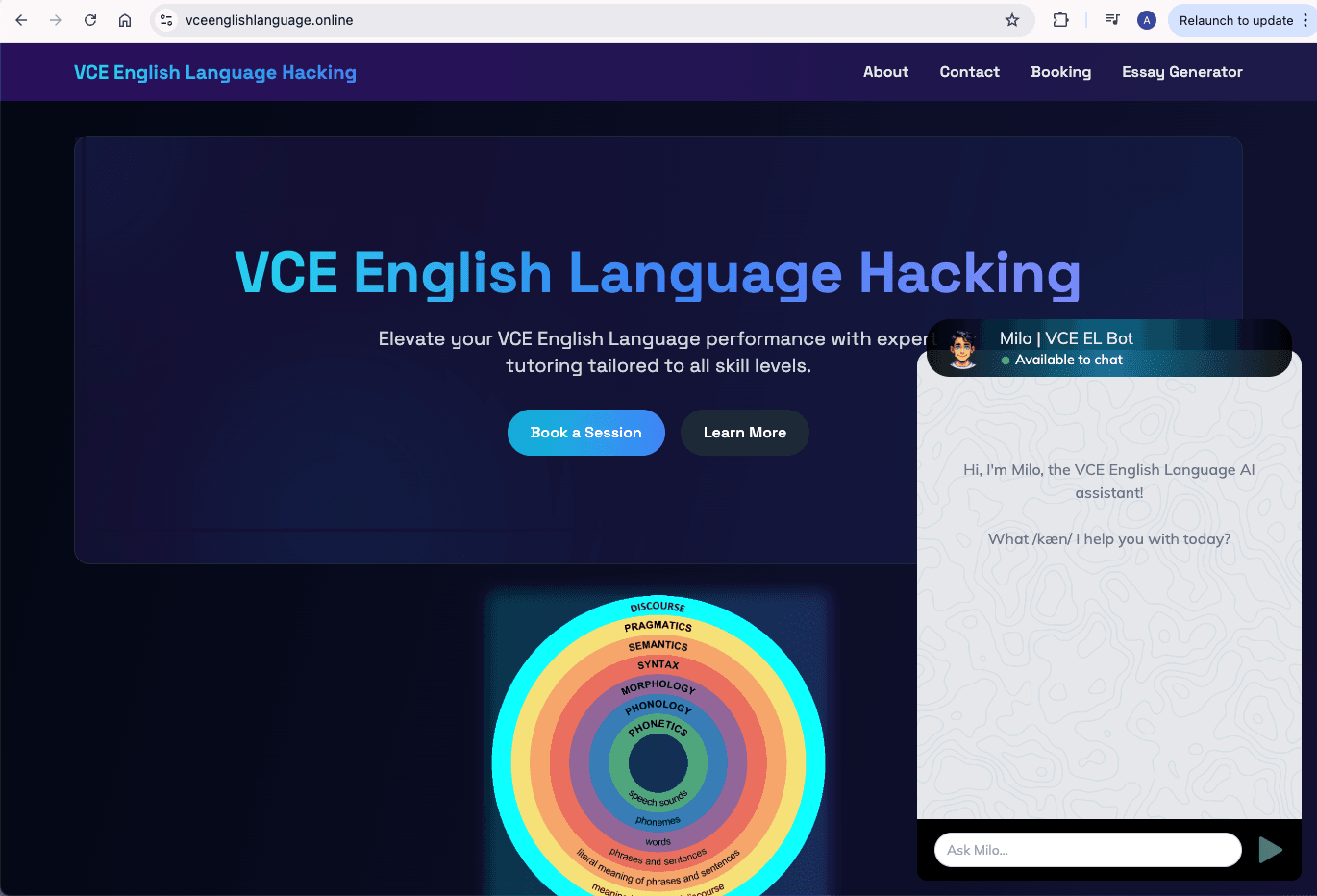 VCE English Language Online