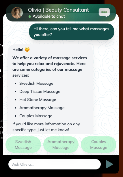 Empire Day Spa Chatbot