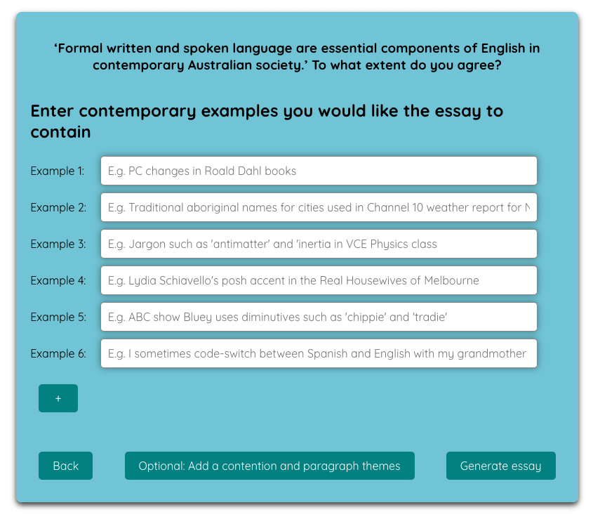 VCE English Language Online